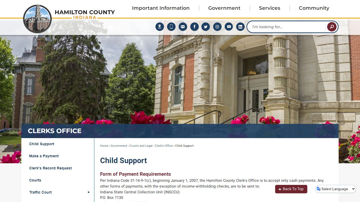 Child Support | Hamilton County, IN